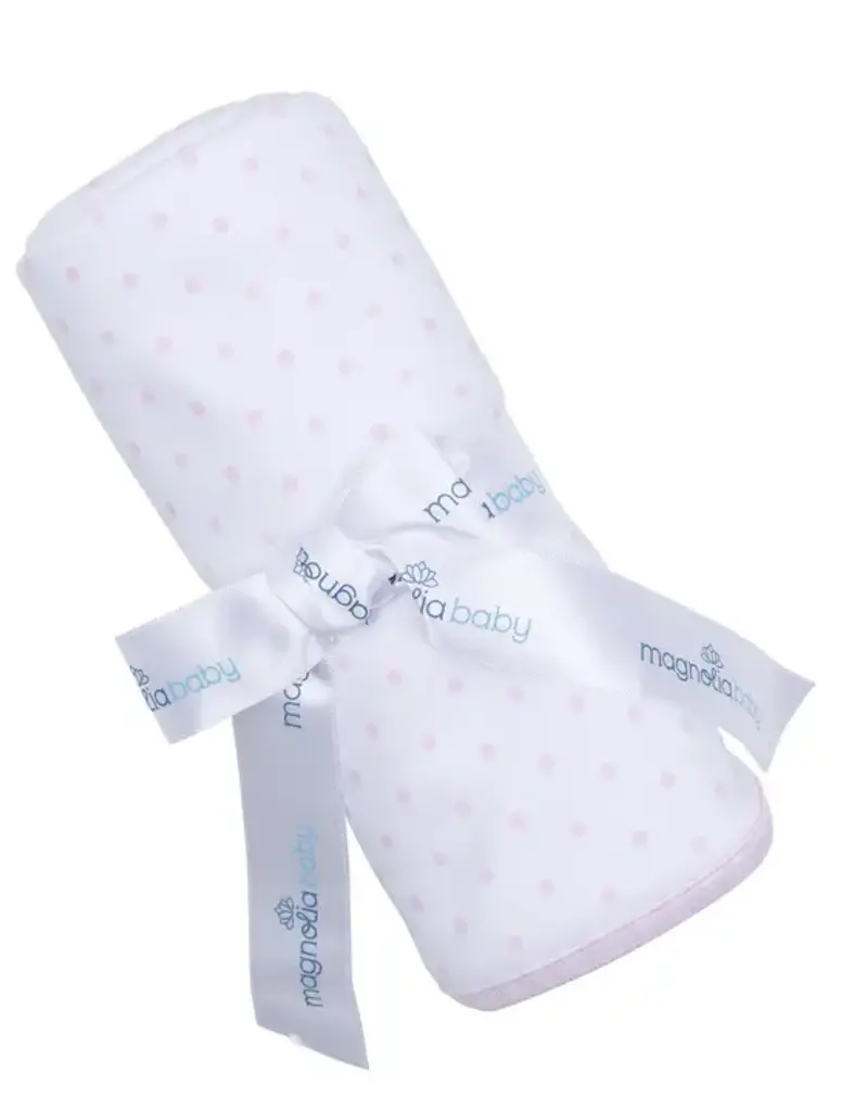 Magnolia Baby Gingham Dots Blanket - Pink