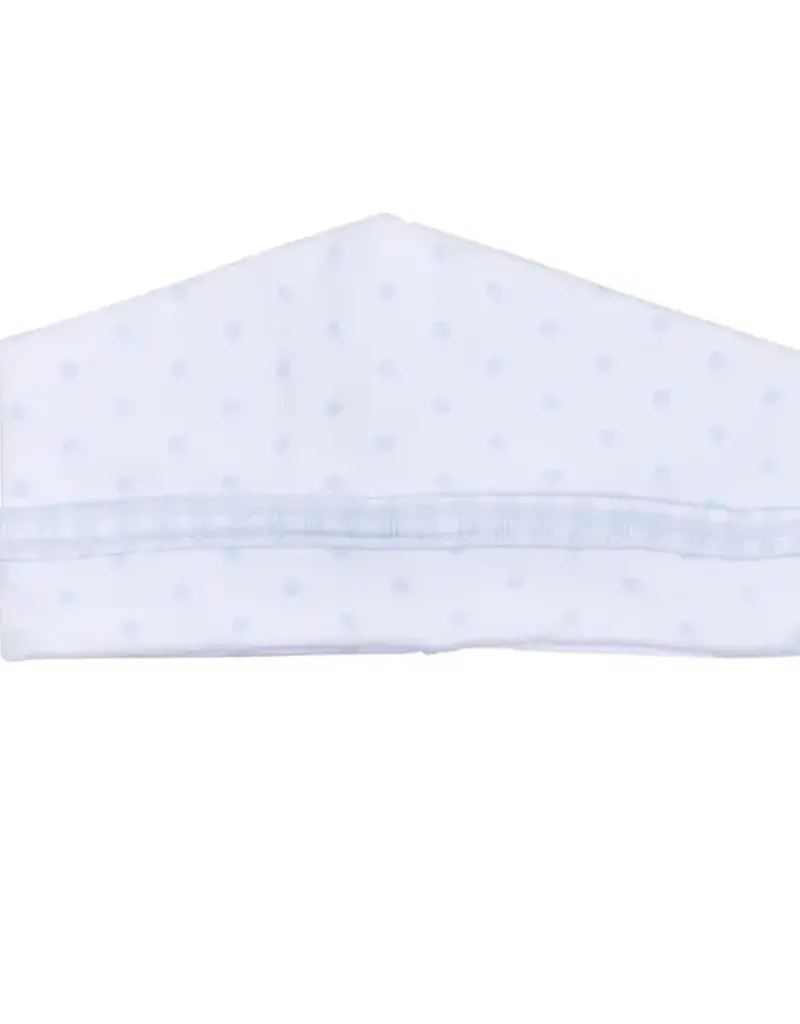 Magnolia Baby Gingham Dots Hat - Blue