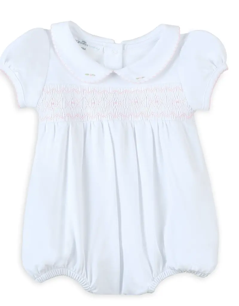 Magnolia Baby Lizzie's Classics Smocked Bubble - Pink