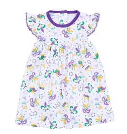 Magnolia Baby Mardi Gras Munchkins Dress