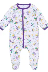 Magnolia Baby Mardi Gras Munchkins Footie
