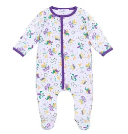 Magnolia Baby Mardi Gras Munchkins Footie