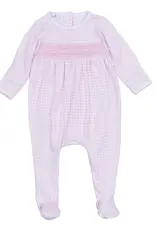 Magnolia Baby Peek-A-Boo Wishes Smocked Footie - Pink