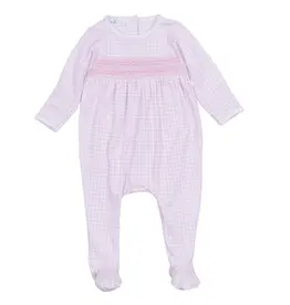 Magnolia Baby Peek-A-Boo Wishes Smocked Footie - Pink