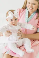 Magnolia Baby Peek-A-Boo Wishes Smocked Footie - Pink