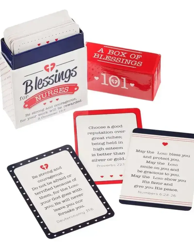 Christian Art Gifts Box of Blessings For Nurses