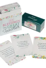 Christian Art Gifts Box of Blessings For A Great Teacher