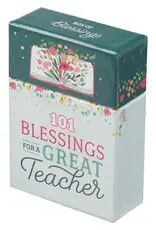 Christian Art Gifts Box of Blessings For A Great Teacher