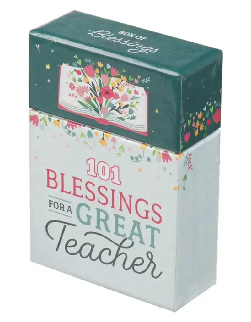 Christian Art Gifts Box of Blessings For A Great Teacher