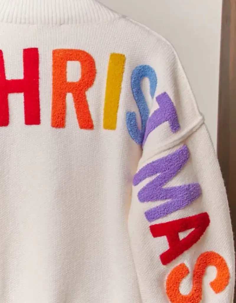 Mello Oversized Merry Christmas Sweater