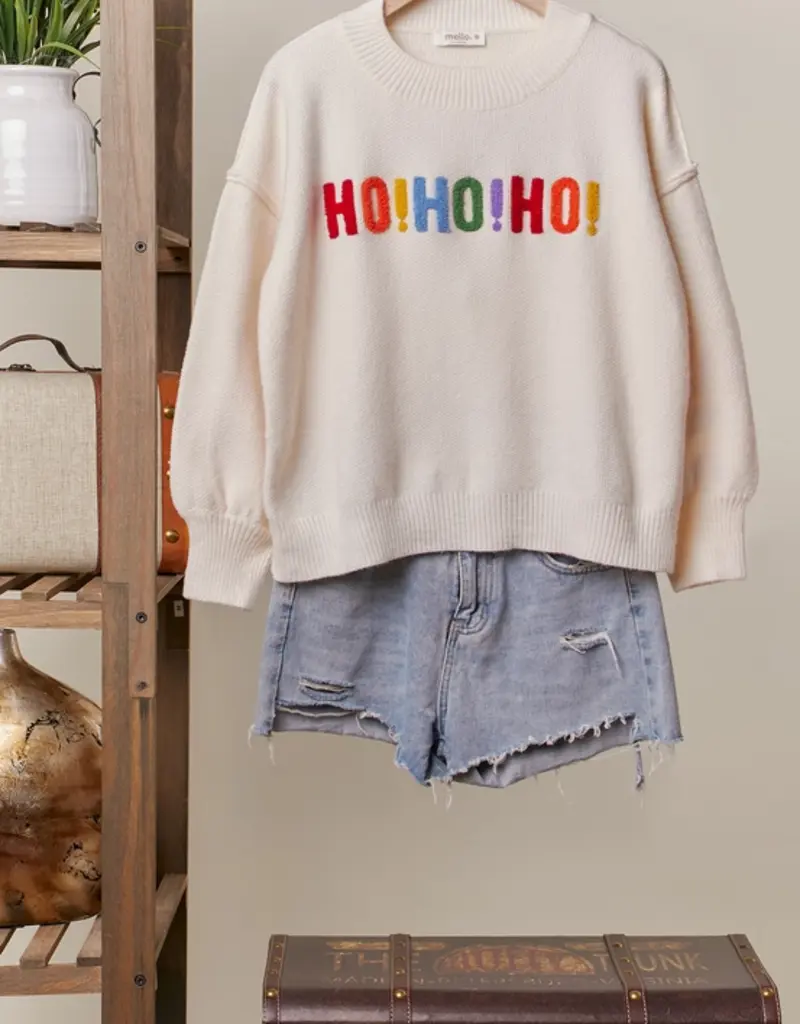 Mello Oversized Merry Christmas Sweater