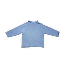 Hampton James Clothing Blue Rollneck Sweater