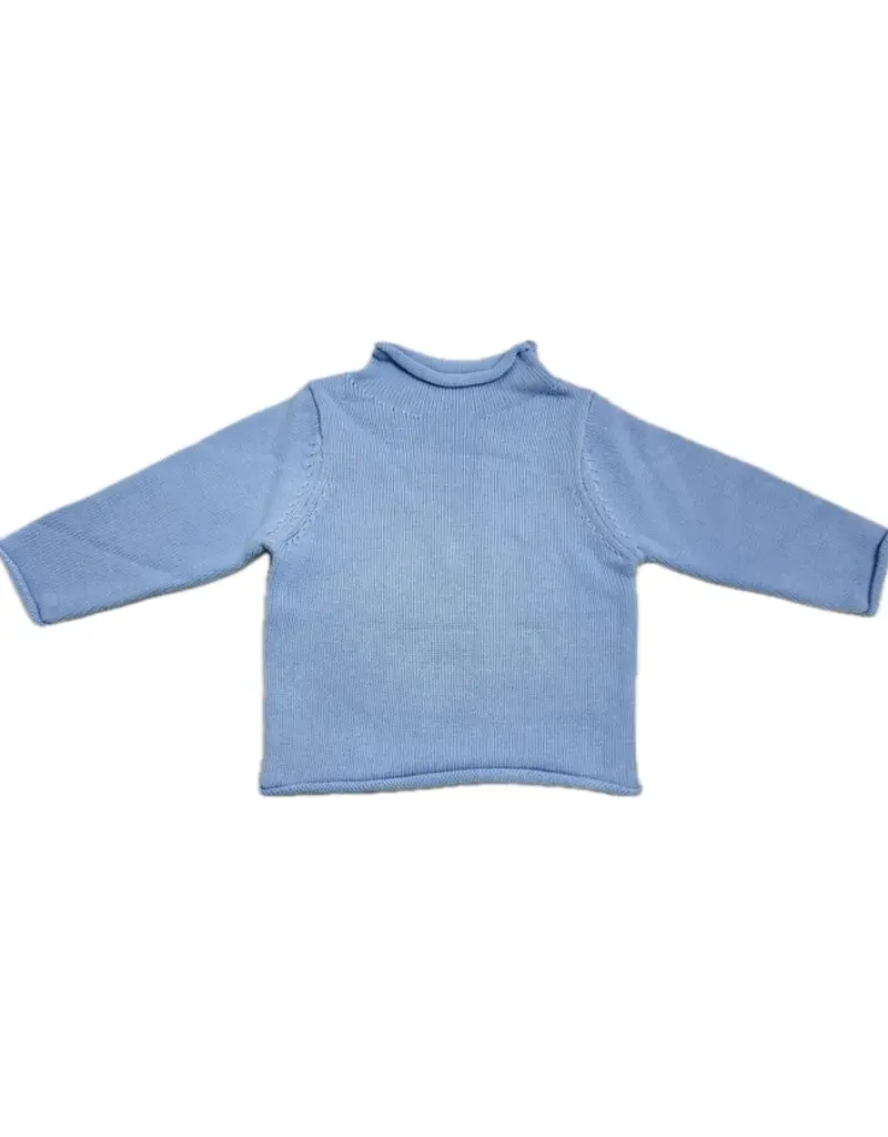 Hampton James Clothing Blue Rollneck Sweater