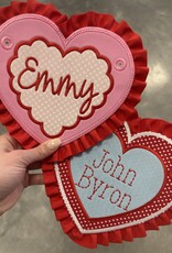 The Old School Custom Valentine's Heart Tag