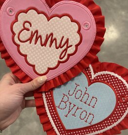 The Old School Custom Valentine's Heart Tag