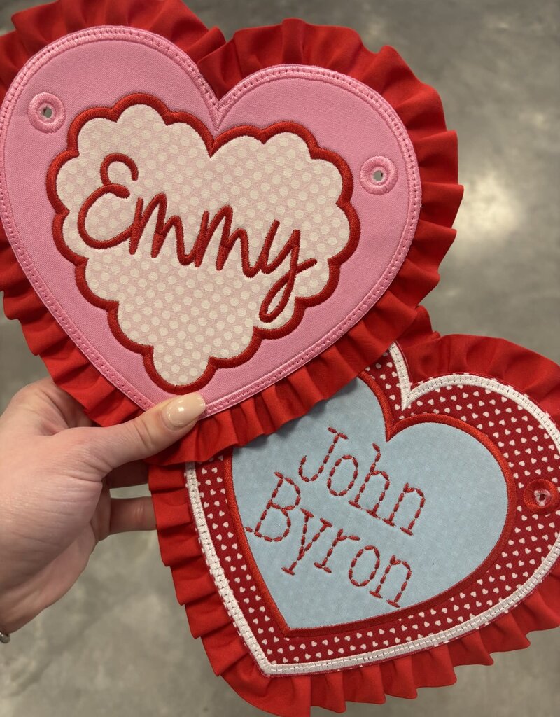 The Old School Custom Valentine's Heart Tag