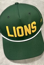Codeword Green & Gold Lions Rope Hat