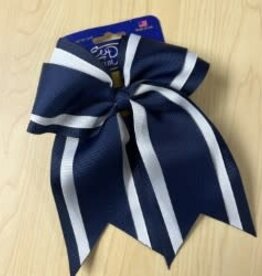 Ee Dee Trim Co., Inc. 3 Layer Cheer Bow - Navy & White
