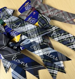 Ee Dee Trim Co., Inc. Embroidered Jumbo Plaid Bow