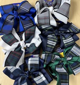 Ee Dee Trim Co., Inc. Jumbo Plaid & Ribbon Bow