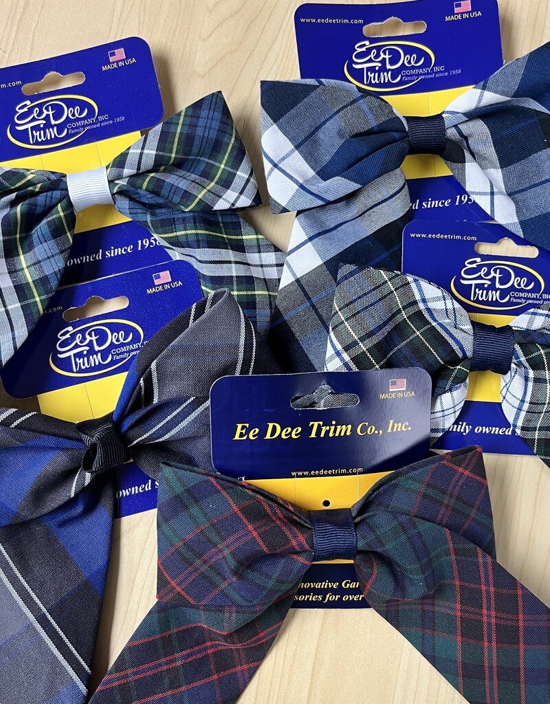 Ee Dee Trim Co., Inc. Jumbo Plaid Bow with Tails