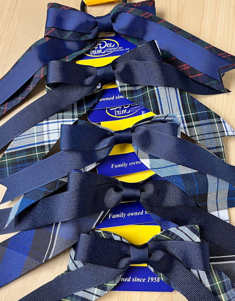 Ee Dee Trim Co., Inc. Plaid Bow w/ Streamer