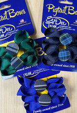 Ee Dee Trim Co., Inc. Plaid Pigtail Button Bows