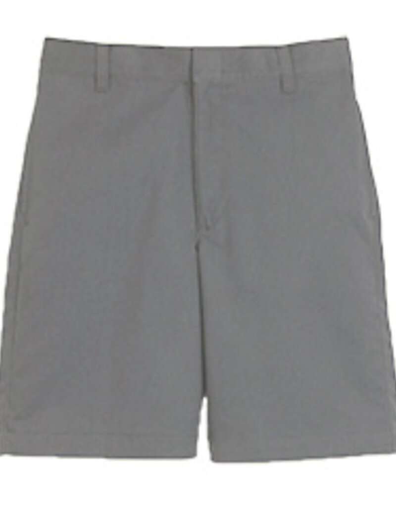 Elder Manufacturing Co Boys Flat Front Shorts Slim 8-16 Gray