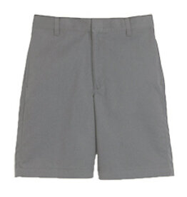 Elder Manufacturing Co Boys Flat Front Shorts Prep 27-30 Gray