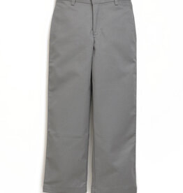 Elder Manufacturing Co Boys Flat Front Pants 8-16 Gray