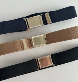 Ee Dee Trim Co., Inc. Elastic Belt Navy