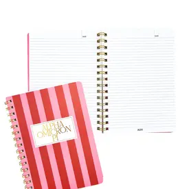 Duo Threads Sorority Stripe Notebook AOΠ