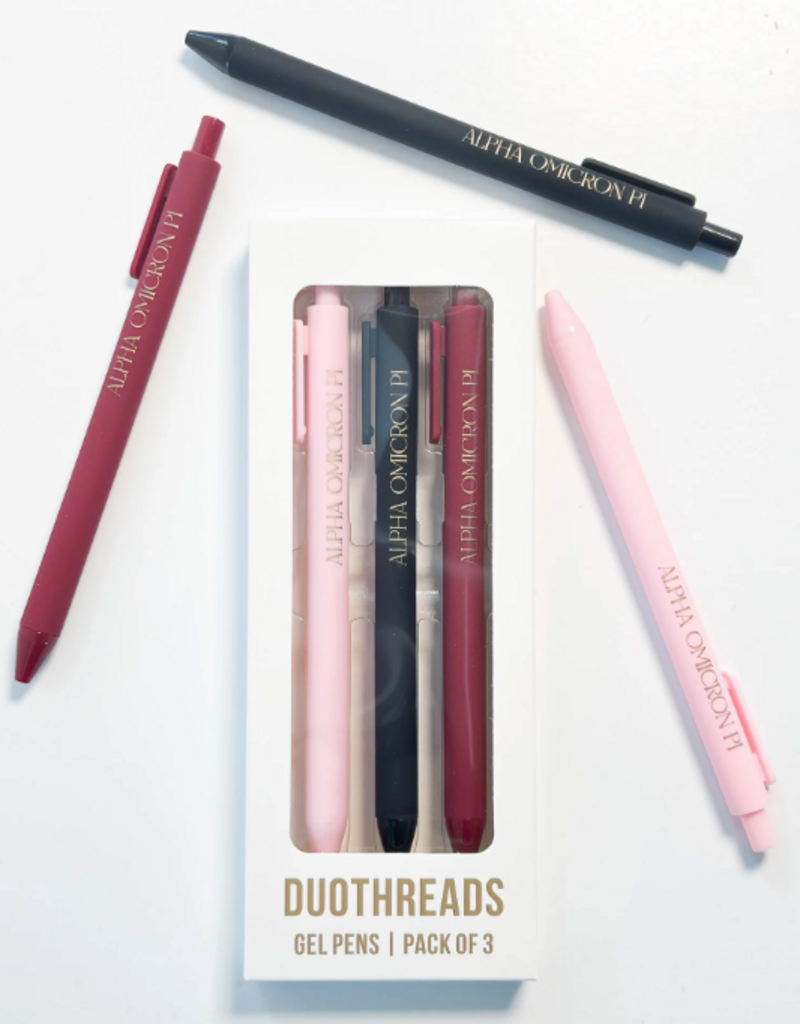 Duo Threads Sorority Luxe Pen Set AOΠ