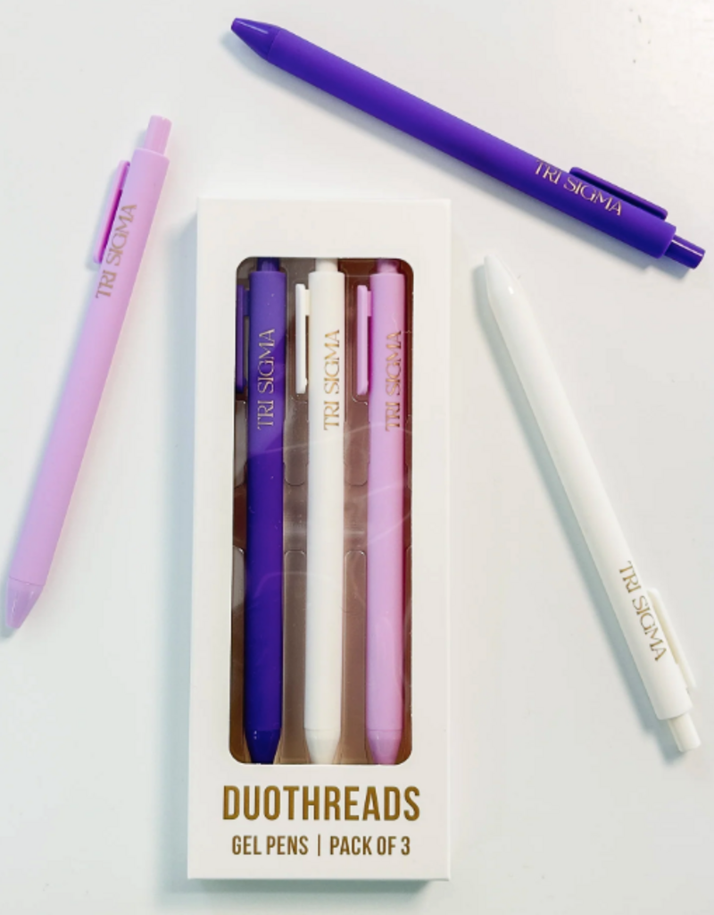 Duo Threads Sorority Luxe Pen Set ΣΣΣ