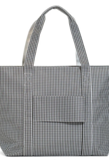 TRVL Jumbo Tote - Gingham Black