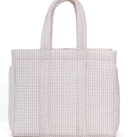 TRVL Quilted Go Go Tote - Pimlico Stripe Sand