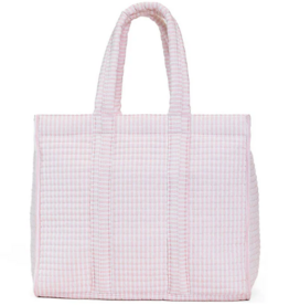 TRVL Quilted Go Go Tote - Pimlico Stripe Pink