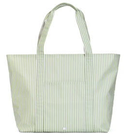 TRVL Jumbo Tote - Pimlico Stripe Sage