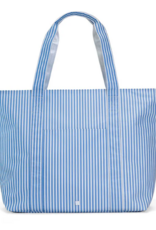 TRVL Jumbo Tote - Pimlico Stripe Chambray