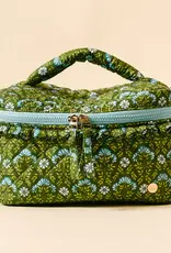 The Darling Effect Glam & Go Quilted Cosmetic Bag–Everbloom Forest