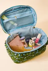 The Darling Effect Glam & Go Quilted Cosmetic Bag–Everbloom Forest