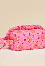 The Darling Effect Essentials Quilted Pouch - Poppin' Petals Pink