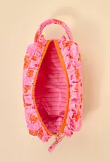 The Darling Effect Essentials Quilted Pouch - Poppin' Petals Pink