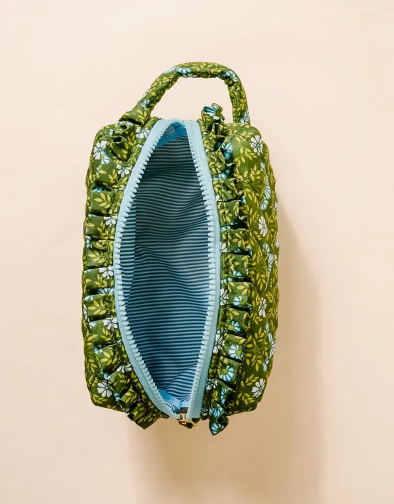 The Darling Effect Essentials Quilted Pouch - Everbloom Forest