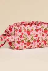 The Darling Effect Essentials Quilted Pouch - Strawberry Fields