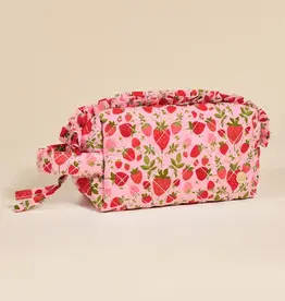The Darling Effect Essentials Quilted Pouch - Strawberry Fields