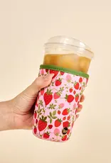 The Darling Effect Sip Savvy Drink Sleeve - Strawberry Fields