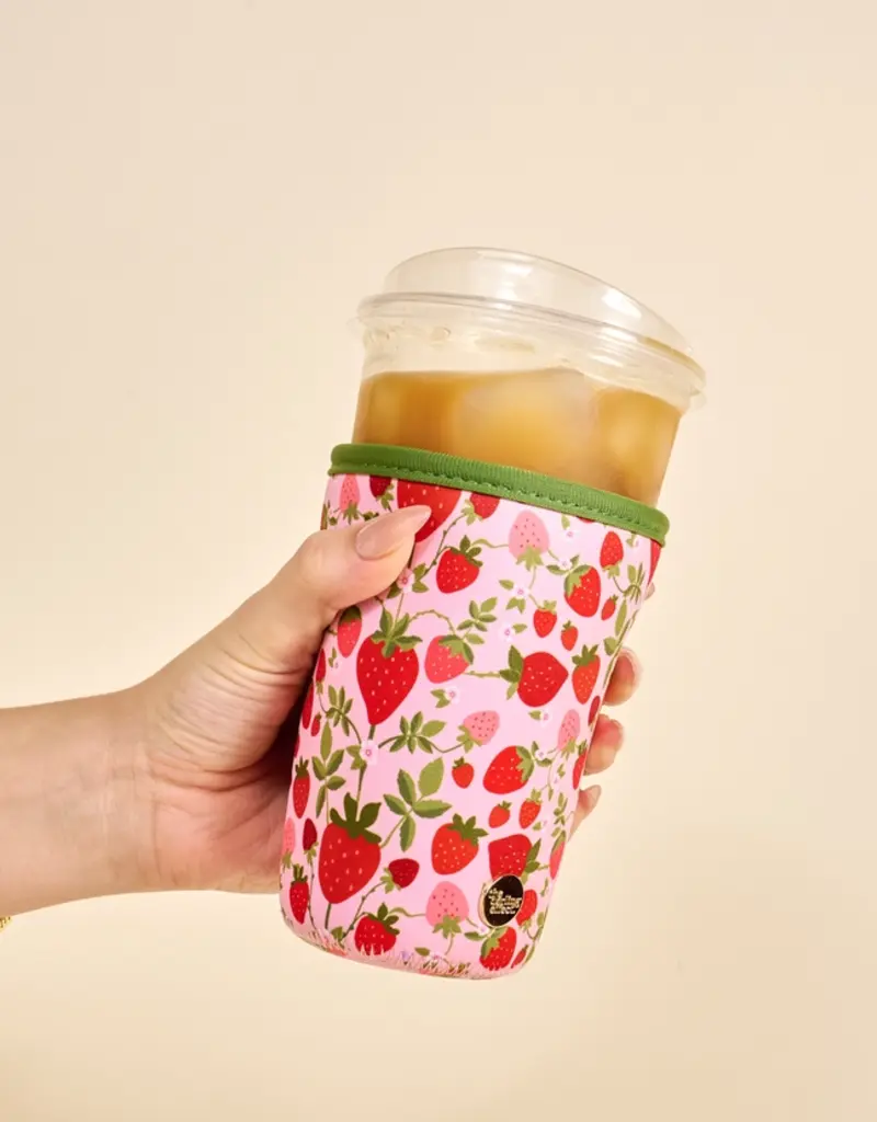 The Darling Effect Sip Savvy Drink Sleeve - Strawberry Fields