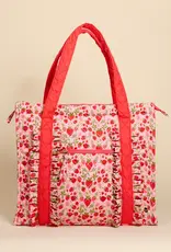 The Darling Effect The Everyday Quilted Tote Bag - Strawberry Fields