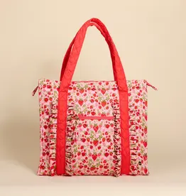 The Darling Effect The Everyday Quilted Tote Bag - Strawberry Fields